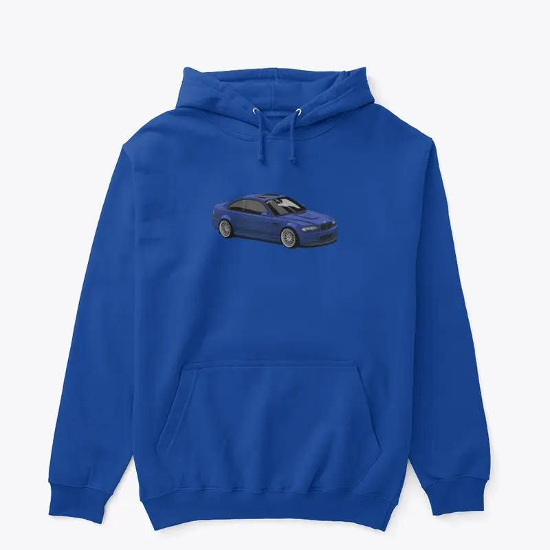 Blue E46 Side/Front Hoodie